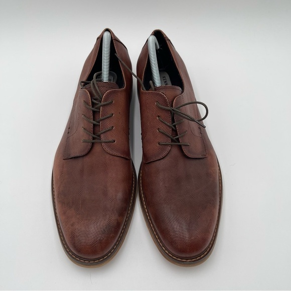 Kenneth Cole New York Men's Dance Lace Up Oxford Brown Size 11.5 Dress Shoes - Picture 7 of 12